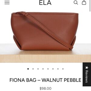 Ela Fiona Walnut Convertible Crossbody Bag